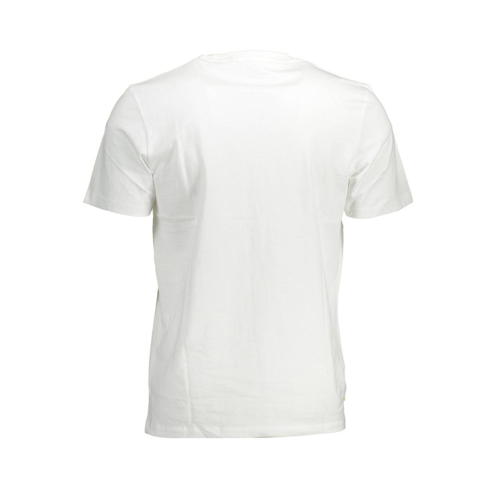 Timberland – Weißes Baumwoll-T-Shirt für Herren