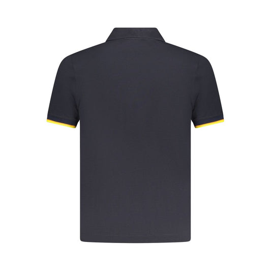 K-WAY – Blaues Poloshirt aus Baumwolle