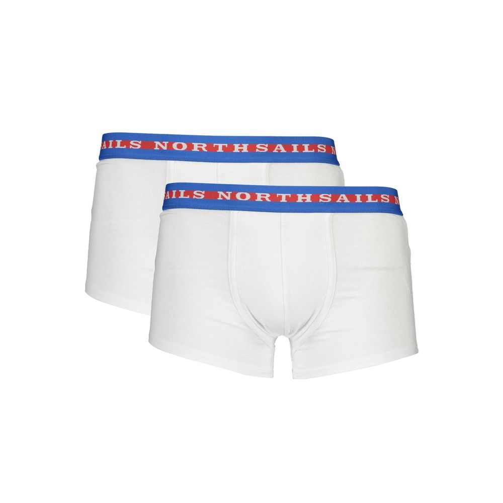 North Sails Herren-Boxershorts aus weißer Baumwolle