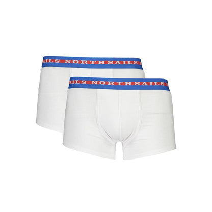 North Sails Herren-Boxershorts aus weißer Baumwolle