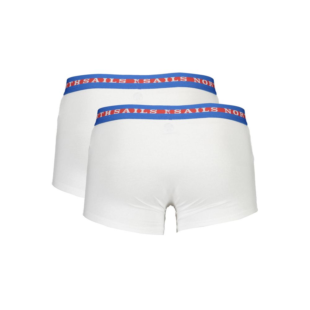 North Sails Herren-Boxershorts aus weißer Baumwolle