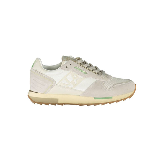 Napapijri White Leather Men Sneaker