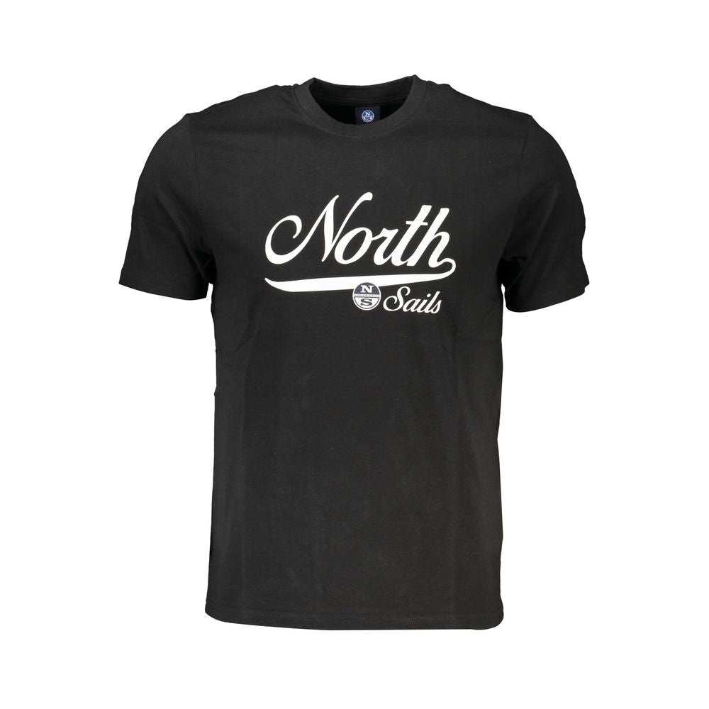 Schwarzes Baumwoll-T-Shirt von North Sails