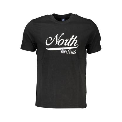 Schwarzes Baumwoll-T-Shirt von North Sails