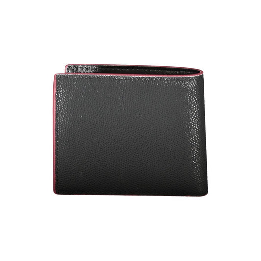 Tommy Hilfiger – Elegante schwarze Lederbrieftasche