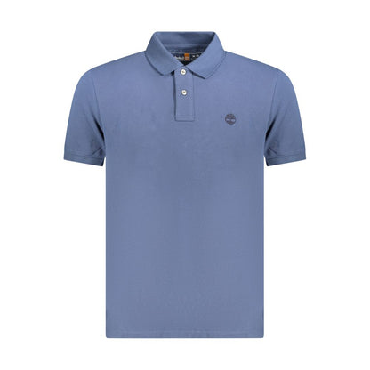 Blaues Poloshirt aus Baumwolle von Timberland