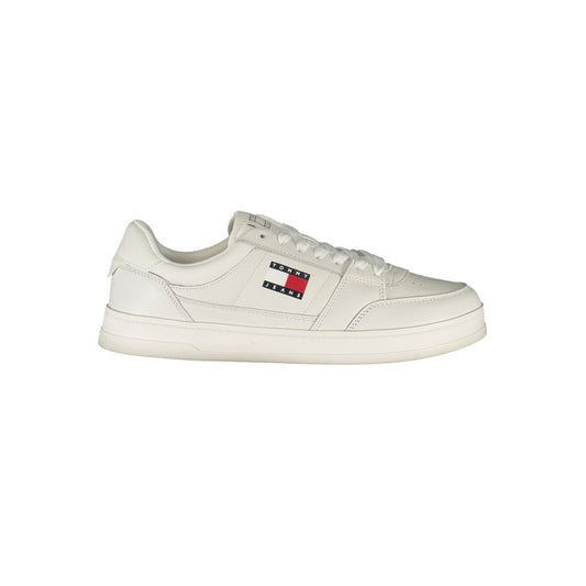 Tommy Hilfiger – Weiße Leder-Sneaker für Herren