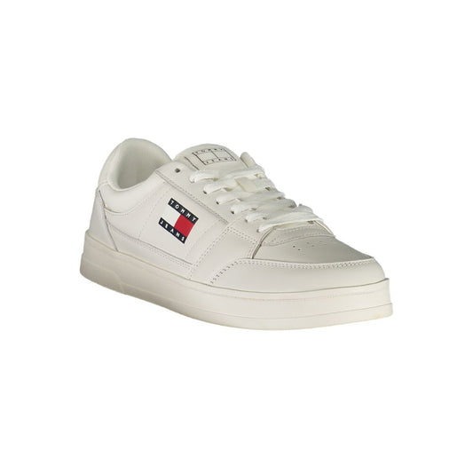 Tommy Hilfiger – Weiße Leder-Sneaker für Herren
