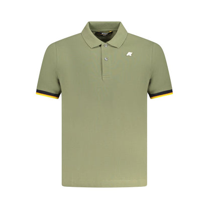 K-WAY Grünes Poloshirt aus Baumwolle