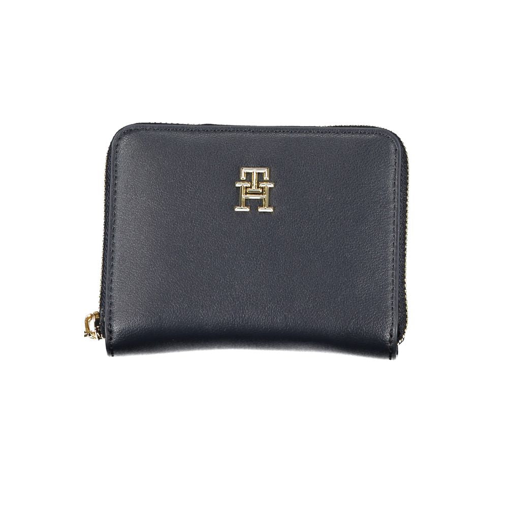 Tommy Hilfiger – Blaue Polyester-Geldbörse