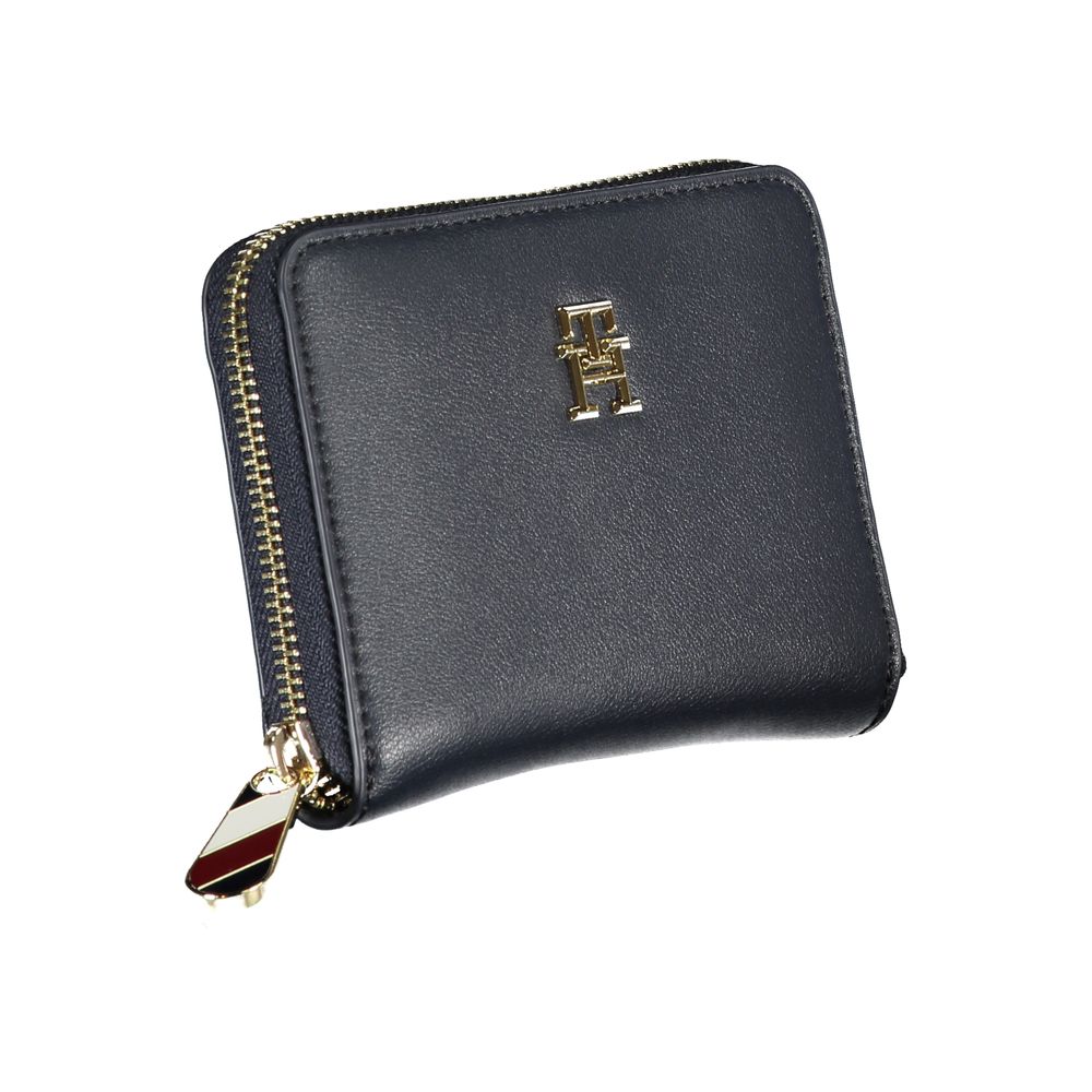 Tommy Hilfiger – Blaue Polyester-Geldbörse