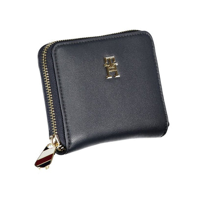 Tommy Hilfiger – Blaue Polyester-Geldbörse