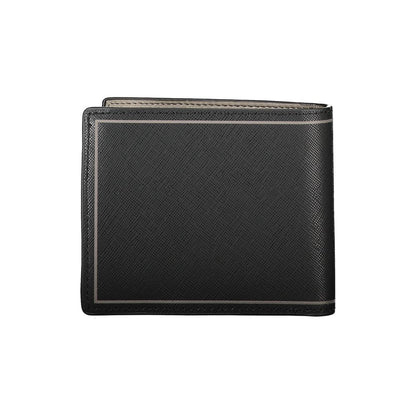 Tommy Hilfiger – Schwarze Lederbrieftasche