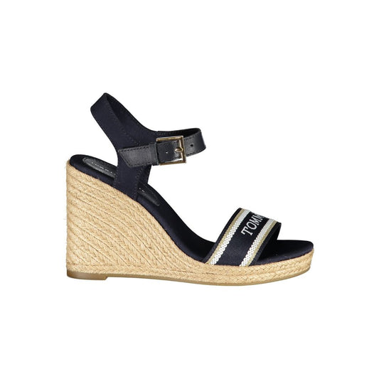 Tommy Hilfiger – Blaue Polyester-Sandalen