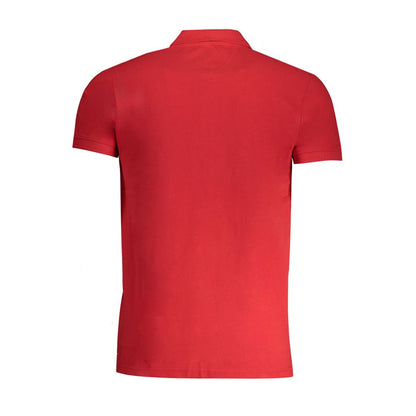 Rotes Poloshirt aus Baumwolle der Cavalli Class
