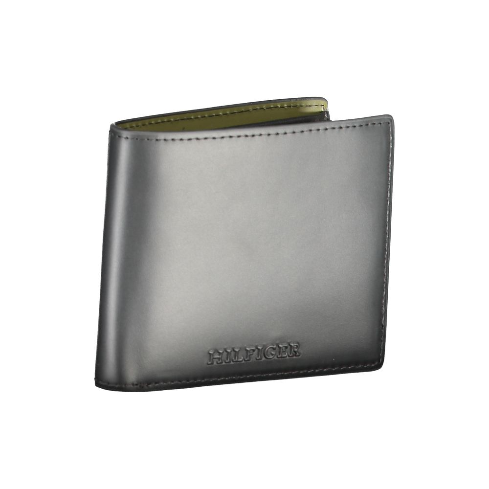 Tommy Hilfiger – Schwarze Lederbrieftasche