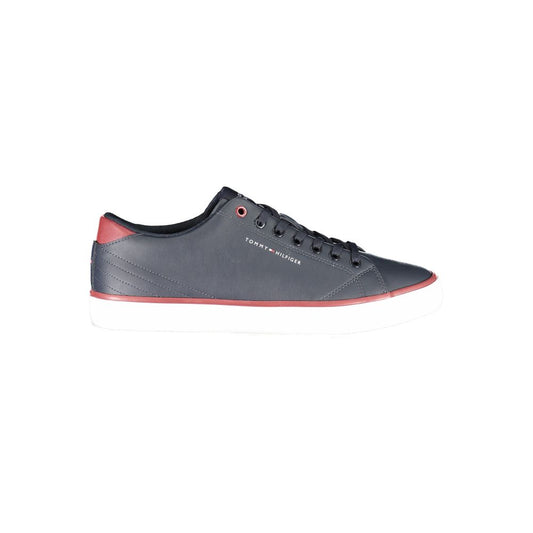 Tommy Hilfiger – Blauer Polyester-Sneaker