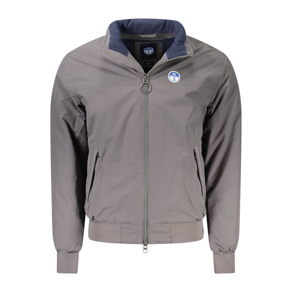 North Sails Graue Polyamid-Herrenjacke