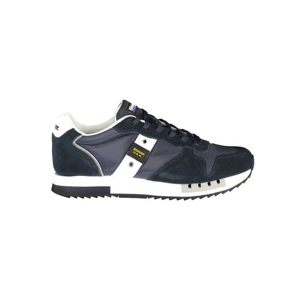 Blauer blauer Herren-Sneaker aus Polyester