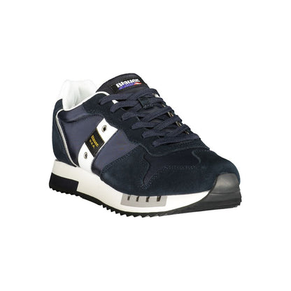 Blauer blauer Herren-Sneaker aus Polyester