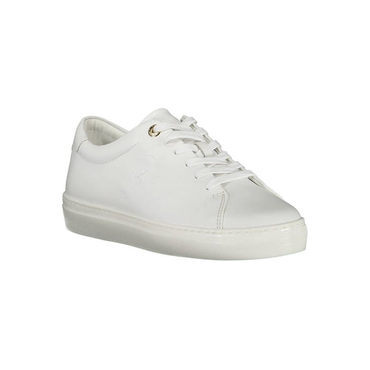 Tommy Hilfiger – Weiße Leder-Sneaker für Damen