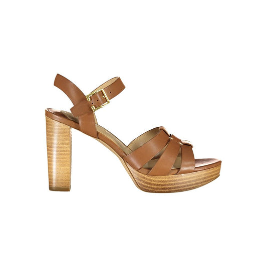 Ralph Lauren – Braune Ledersandalen