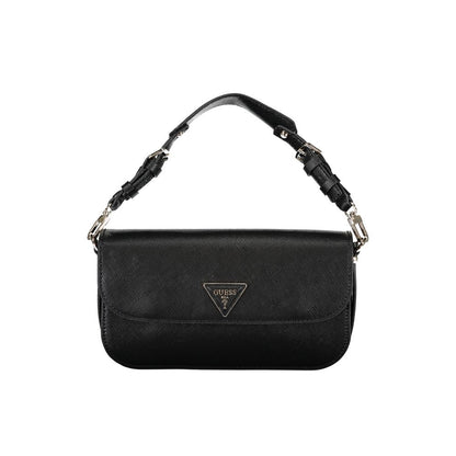Guess Jeans – Schwarze Polyethylen-Handtasche