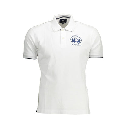 La Martina Elegantes Kurzarm-Poloshirt in Weiß für Herren