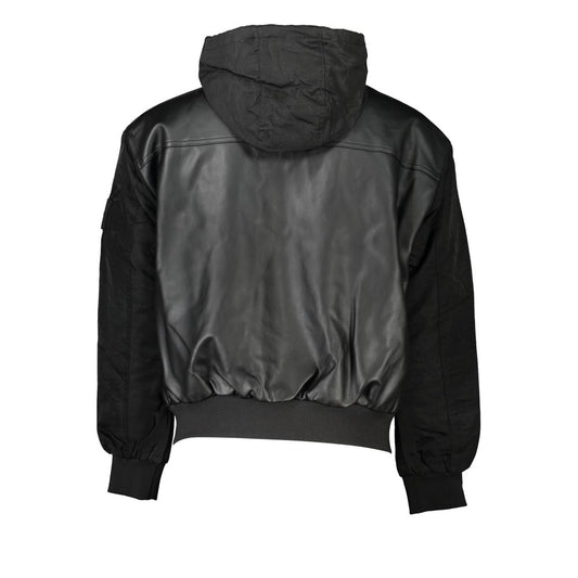 Calvin Klein – Schwarze Polyethylen-Herrenjacke