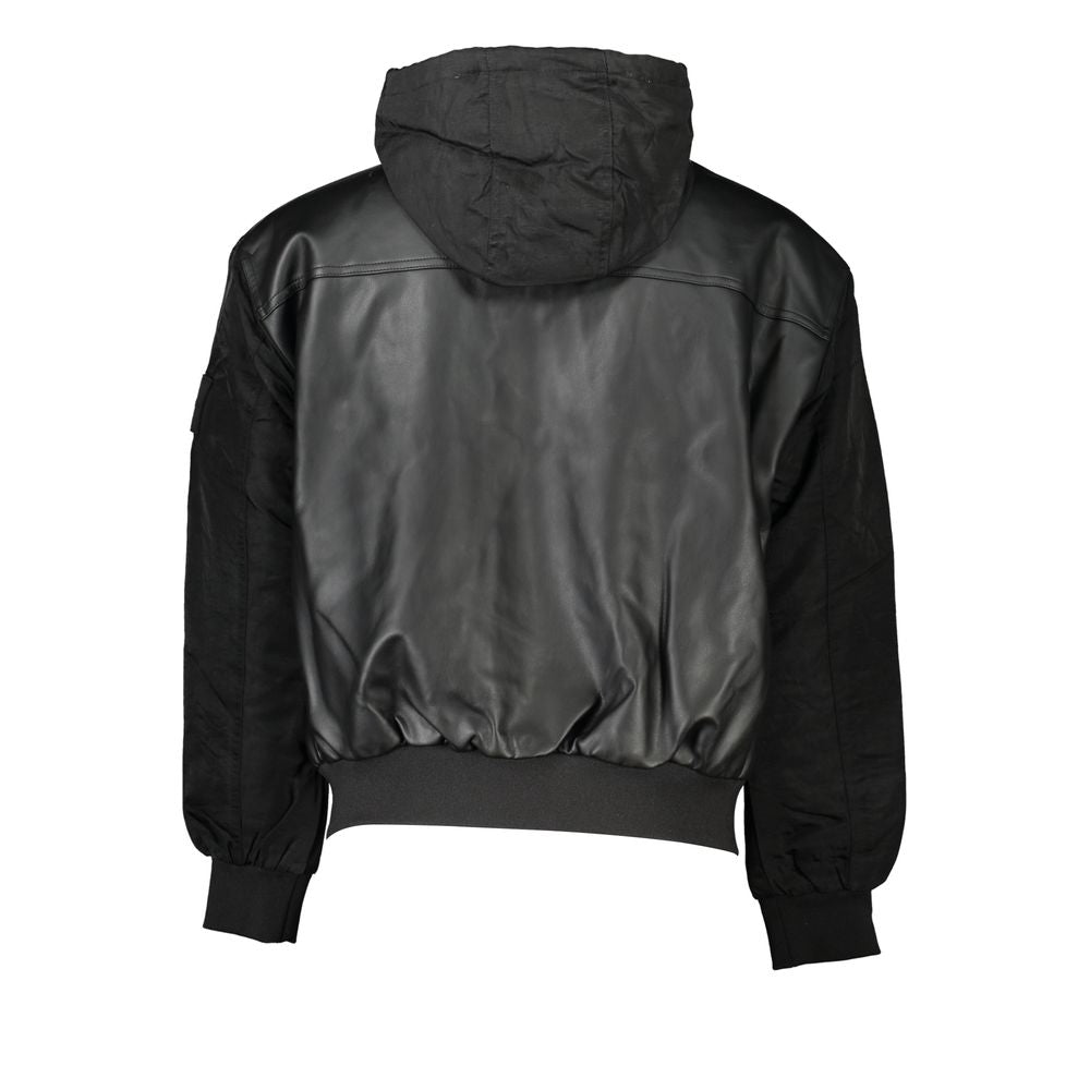 Calvin Klein – Schwarze Polyethylen-Herrenjacke