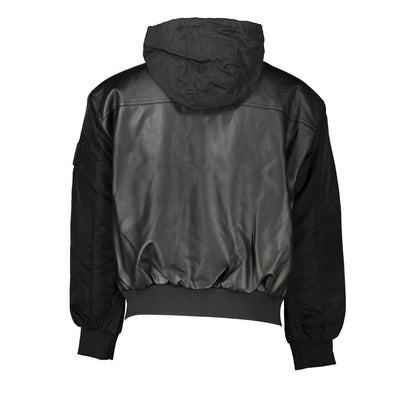 Calvin Klein – Schwarze Polyethylen-Herrenjacke