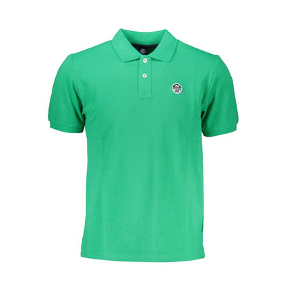 Grünes Poloshirt aus Baumwolle von North Sails