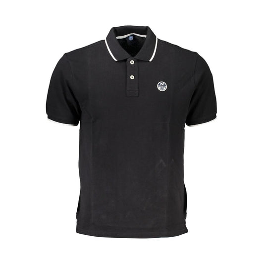 Schwarzes Poloshirt aus Baumwolle von North Sails