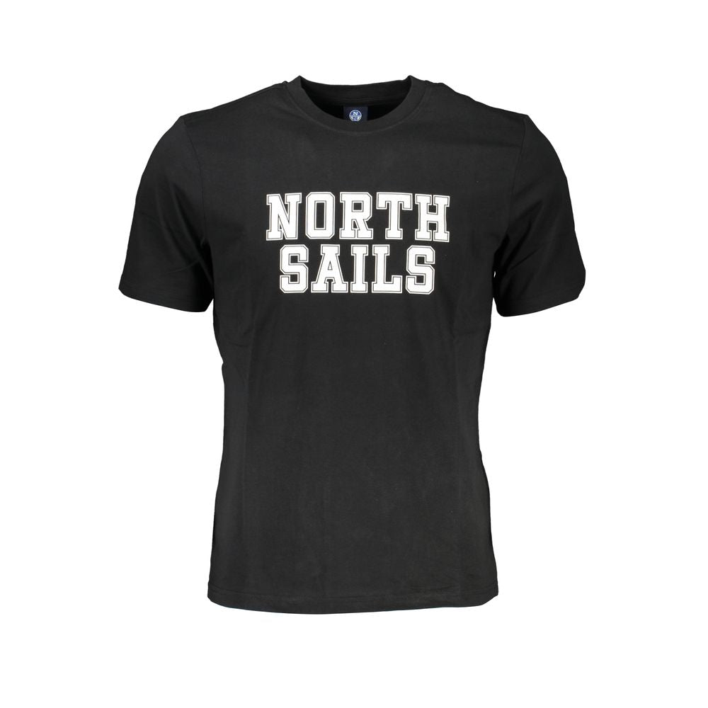 Schwarzes Baumwoll-T-Shirt von North Sails