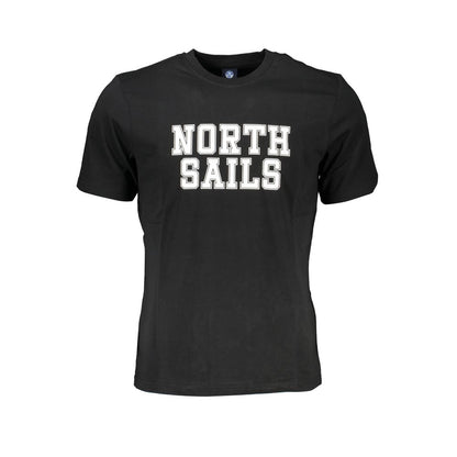Schwarzes Baumwoll-T-Shirt von North Sails