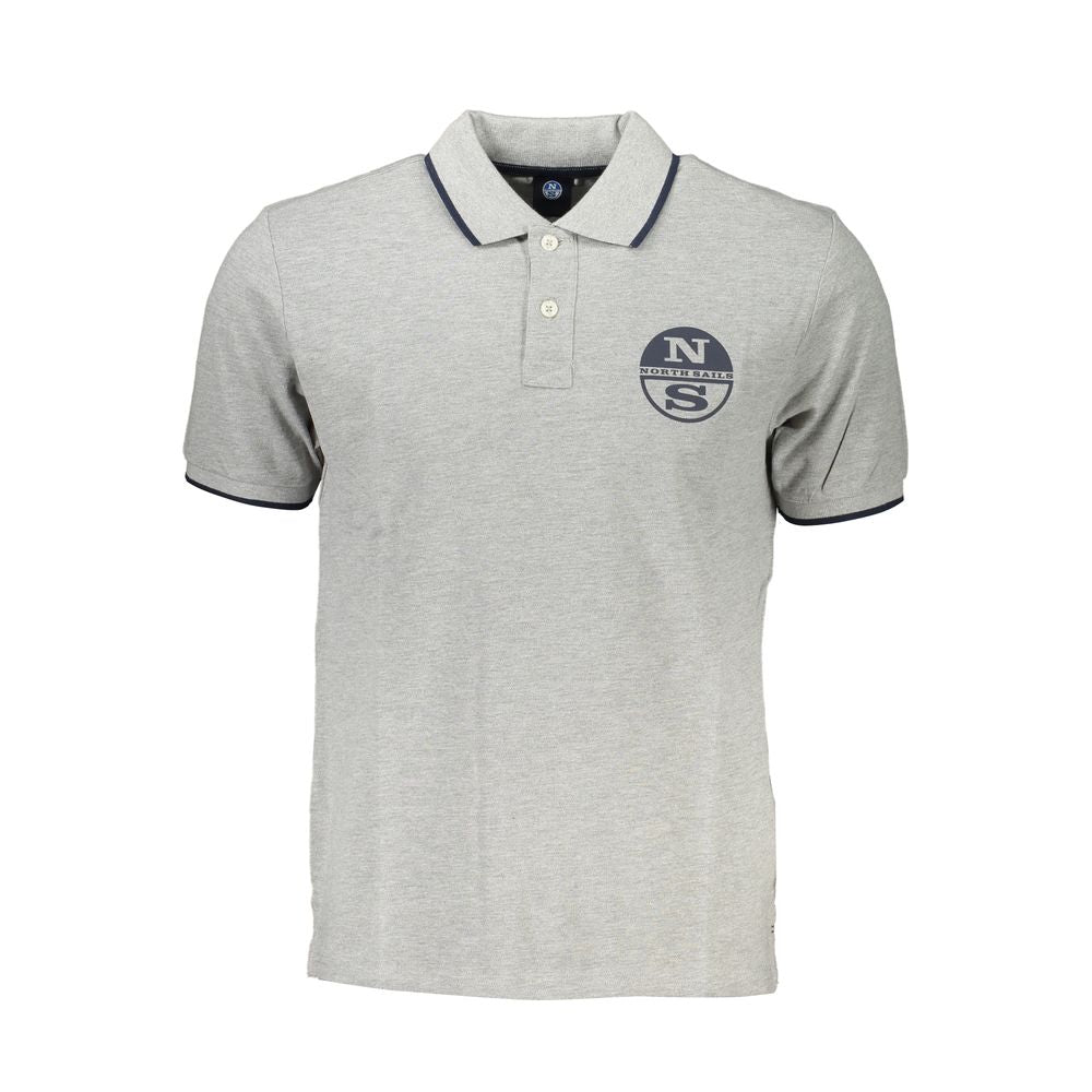 North Sails Herren Poloshirt aus brauner Baumwolle