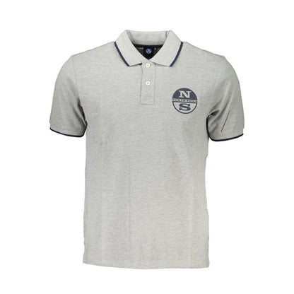 North Sails Herren Poloshirt aus brauner Baumwolle