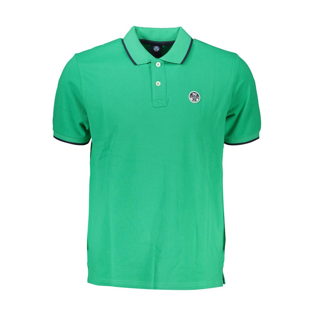 Grünes Poloshirt aus Baumwolle von North Sails