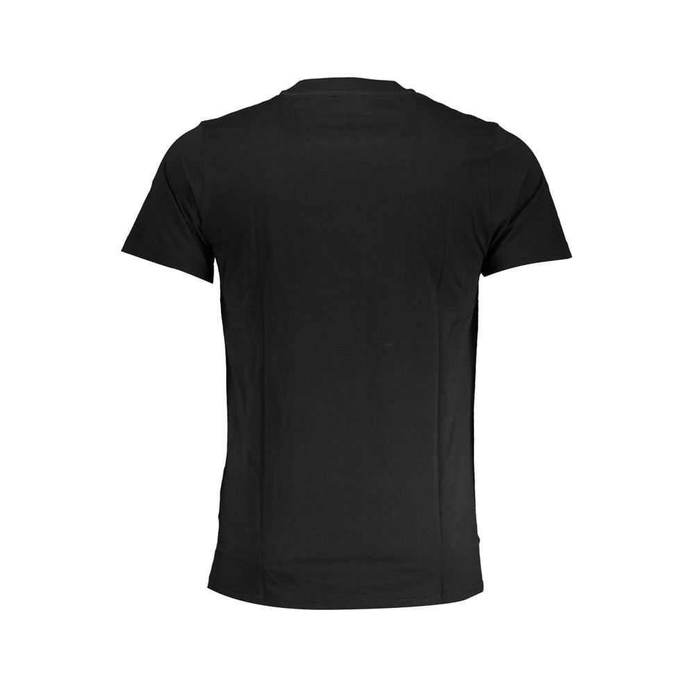 Schwarzes Baumwoll-T-Shirt der Cavalli Class