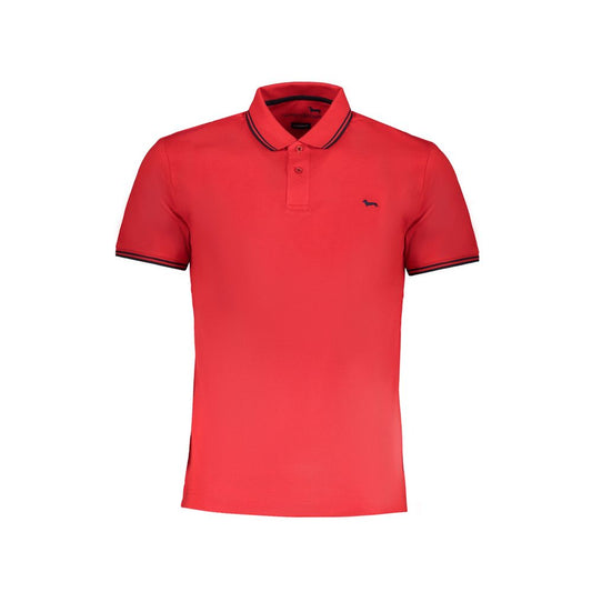 Rotes Poloshirt aus Baumwolle von Harmont &amp; Blaine