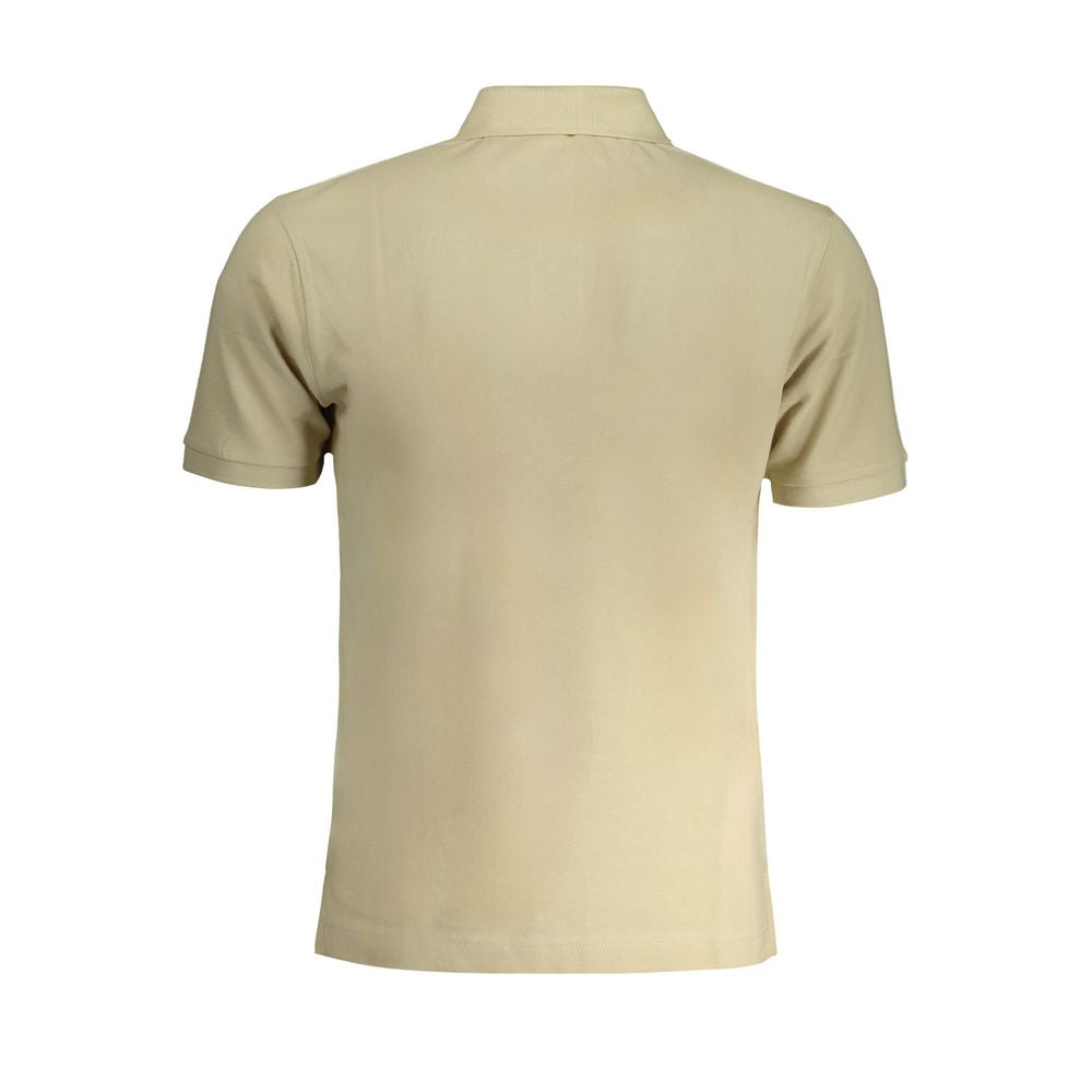 La Martina Beige Baumwoll-Poloshirt