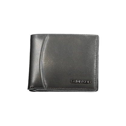 Calvin Klein Schwarze Lederbrieftasche