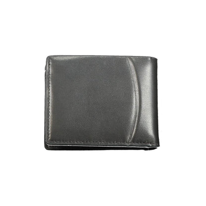Calvin Klein Schwarze Lederbrieftasche
