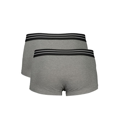 Cavalli Class Herren Boxershorts aus brauner Baumwolle