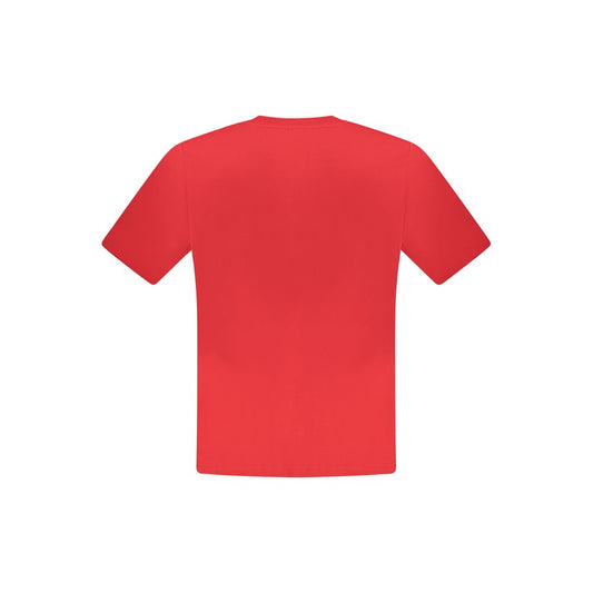 North Sails Herren T-Shirt aus roter Baumwolle