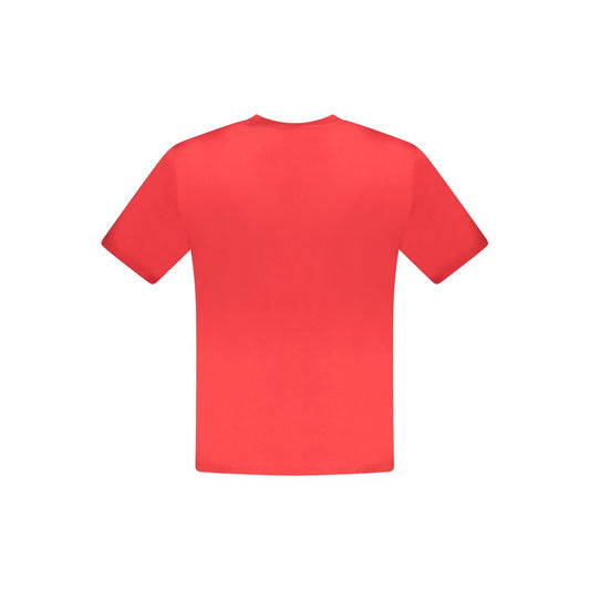 North Sails Herren T-Shirt aus roter Baumwolle