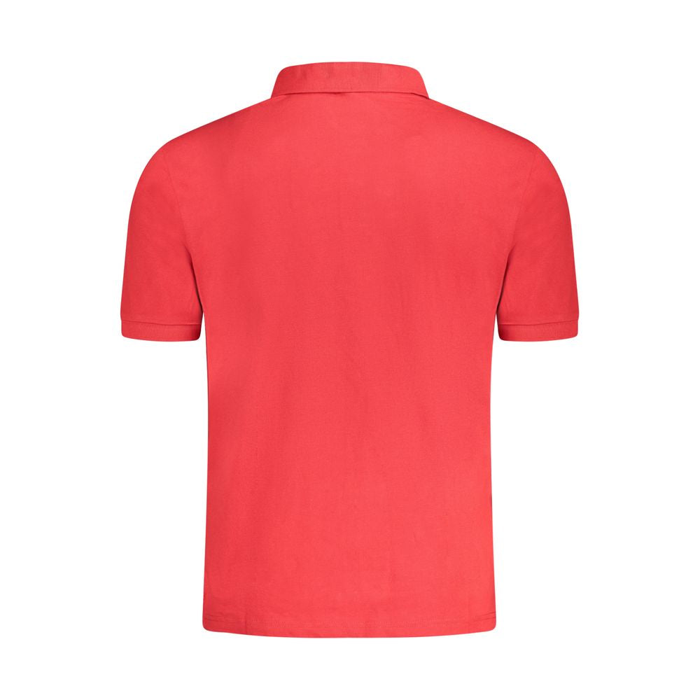 North Sails Herren-Poloshirt aus roter Baumwolle