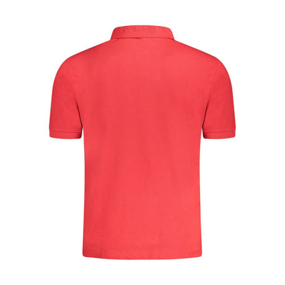 North Sails Herren-Poloshirt aus roter Baumwolle