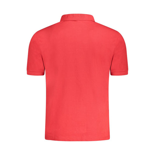 North Sails Herren-Poloshirt aus roter Baumwolle