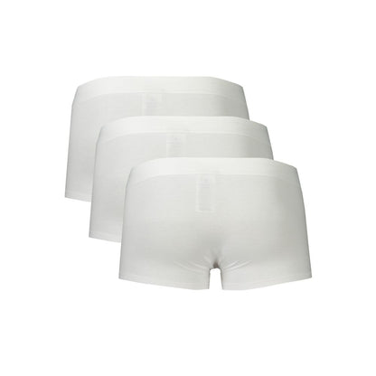Bikkembergs Herren-Boxershorts aus weißem Polyester